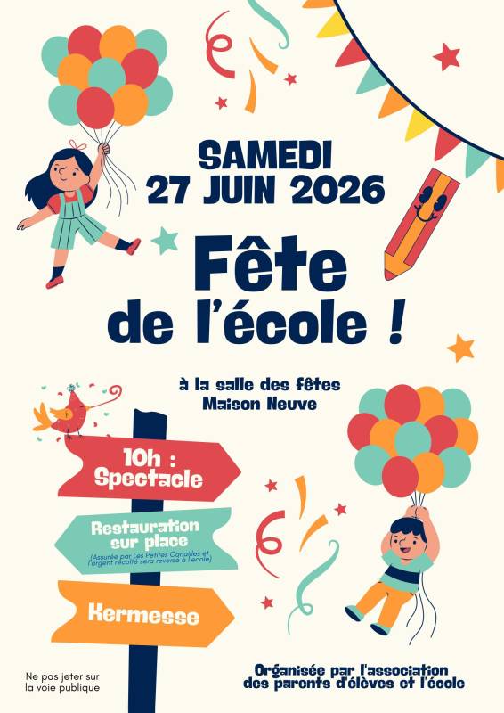 FÊTE DE L'ECOLE
